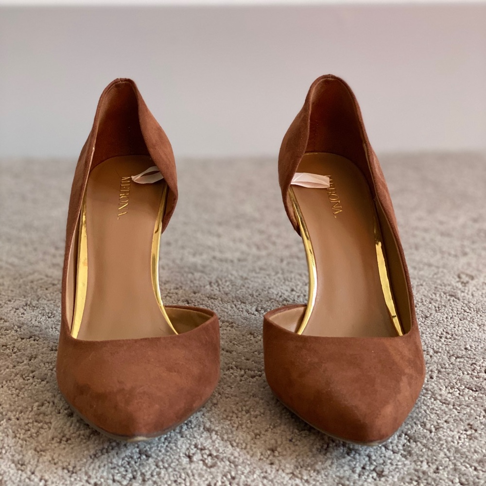 Brown heels